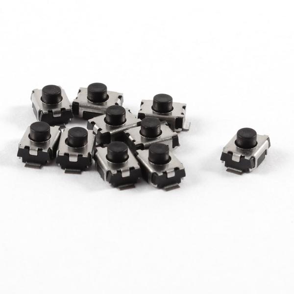 uxcell タクトスイッチ 瞬時 ラウンド プッシュボタン 3x4x2.5mm PCB SMD S...
