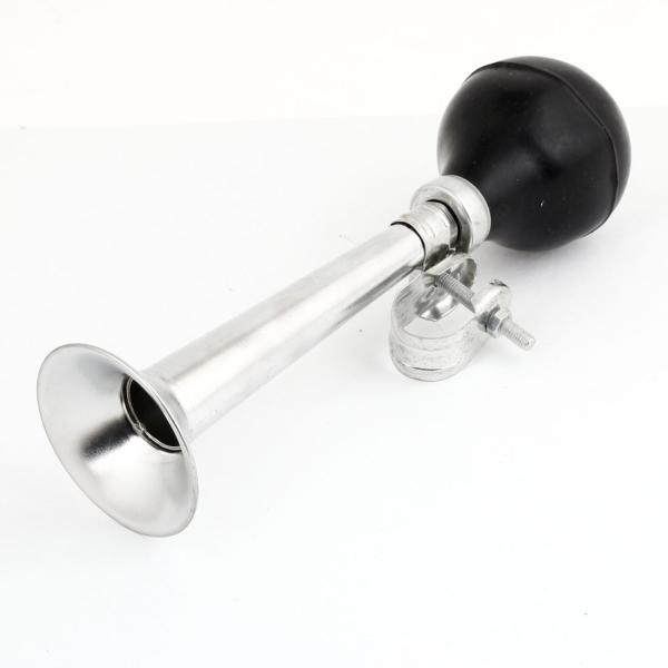 uxcell バイクホーン ニッケルメッキスチール ラバー クランプリング 自転車アクセサリー シル...