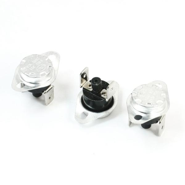 uxcell 温度スイッチ 3個入り 125C マニュアルリセット NC 250V 10A