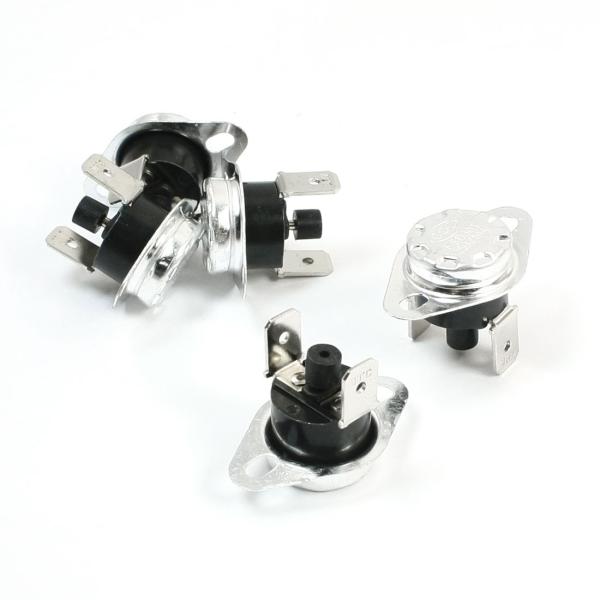 uxcell 手動リセット KSD301 温度スイッチ 5個入り