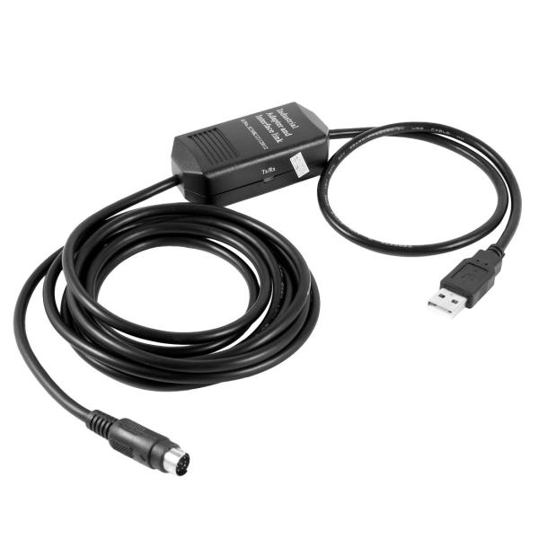 uxcell U S B - RS422 PLC プログラミング ケーブル 3 M S C-09 F...