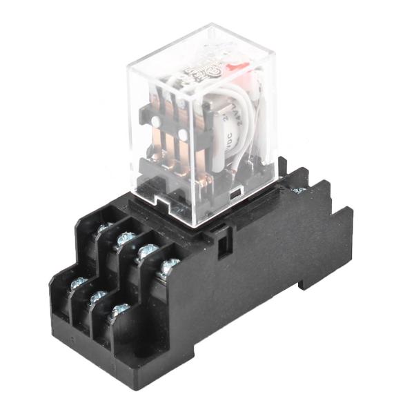 uxcell 電磁リレー 4PDT 14ピン端子電磁リレー コイルボルト DC 24V HH54P