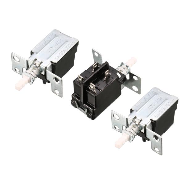 uxcell 電源 スイッチ AC 250V 5A 4ピン はんだ DPST プッシュ ボタン KD...