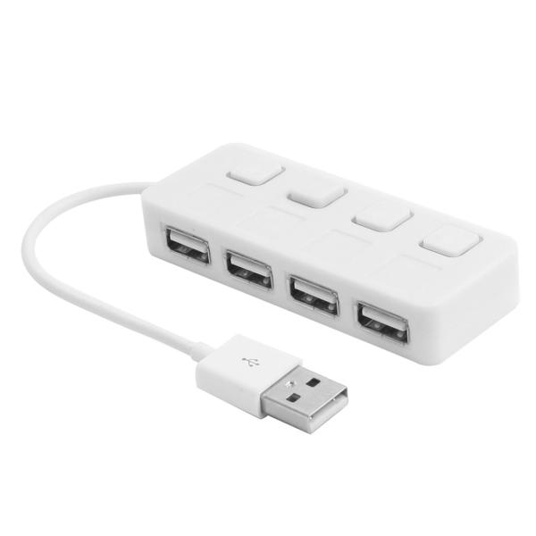 uxcell USBハブ　PC ラップトップ用　USB2.0 スプリッタハブ 　LEDインジケータ　...