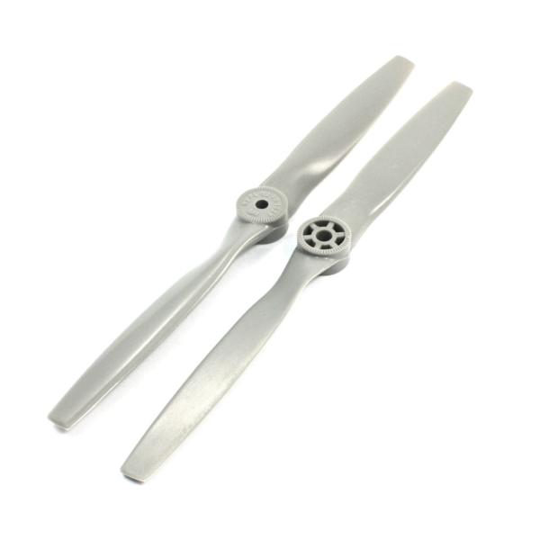uxcell RCパーツ RC飛行機プロペラ 玩具プロペラ 飛行機航空機 8×4 グレー ダブルブレ...