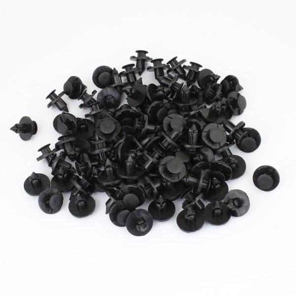 uxcell リテーナークリップ プラスチックドライブリベット フラップバンパー押しクリップ 8mm...