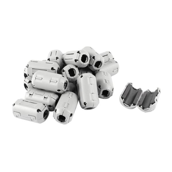 uxcell フェライトフィルタ　EMI　RFI　ノイズ　フェライトコア　UF90B　クリップ　グレ...