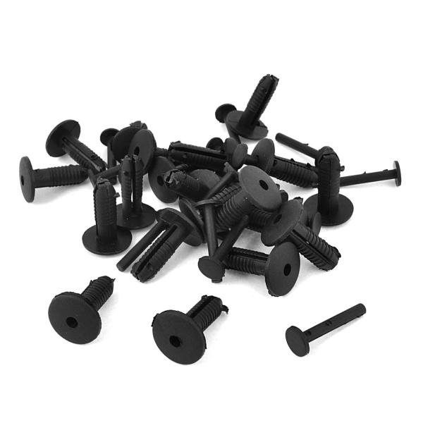 uxcell トリムクリップ クリップ 6mm穴 20個入り