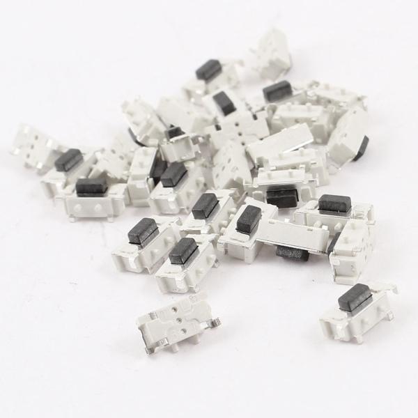 uxcell タクトスイッチ タクト押しボタンスイッチ 6x3x3.5mm PCB SMD 瞬間的 ...