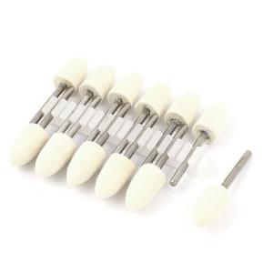 uxcell 研磨ビットフェルト 10x18mm 3mmシャンク 弾丸形 ツール