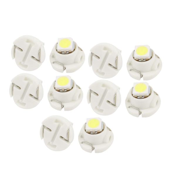 uxcell 車用LEDライト LEDルームランプ ホワイト 自動車用 T4.7 5050 SMD ...