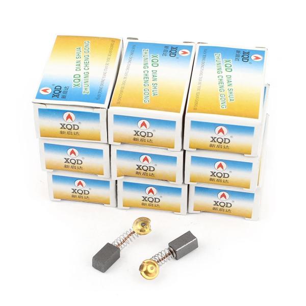 uxcell カーボンブラシ 日立999021 モーター スペアパーツ 12mm x 7mm x 6...