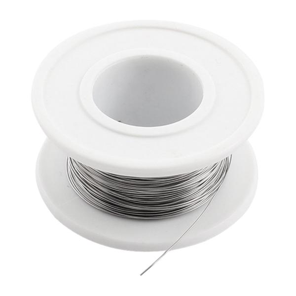 uxcell 50M 0.25mm AWG30 ニクロム線 抵抗 加熱コイル 抵抗ワイヤー