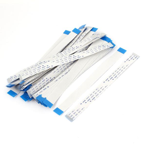 uxcell フレキシブル フラット ケーブル150mmX13 mm 0.5mmピッチ 24ピン F...