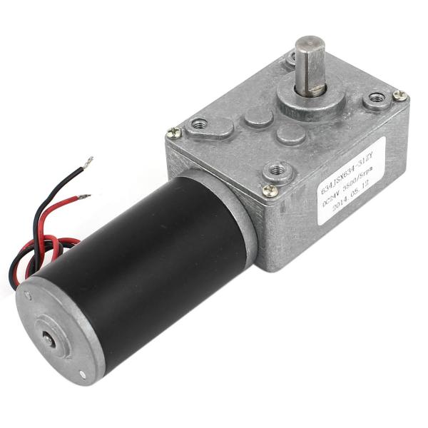 uxcell DCギヤードモータ 電気ギアボックス 減速機 スペア部品 DC 24V 5RPM 63...
