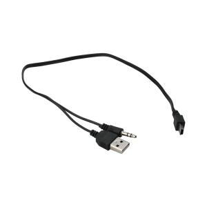 4極3.5mm-6.3mmステレオ変換ケーブル 4極3.5mm(メス)→6.3mmステレオ