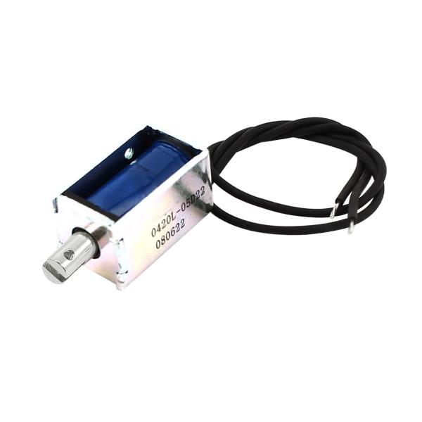 uxcell ソレノイド　電磁石　 DC プランジャ シルバートーン ブルー DC 5V 0.22A...