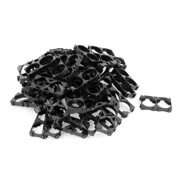 uxcell バッテリーブラケット バッテリーバー リチウム電池 ダブルホルダーブラケット DIY ...