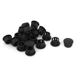 uxcell 18個 シリコンプラグ 12-13mm 穴用ラバーラウンドスナップイン
