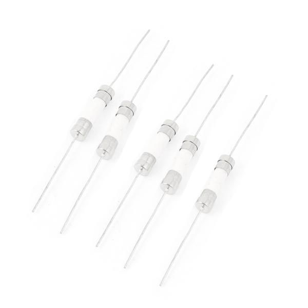 uxcell セラミックヒューズ メタル製 シルバートーン 高速/遅延ブロー作用時間遅延ヒューズ P...