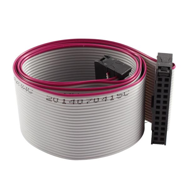 uxcell フラットリボンケーブル　延長ワイヤー　FC24P　50cm　IDC　24ピン　ハードド...