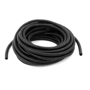 uxcell コルゲートチューブ プラスチック素材 ブラック