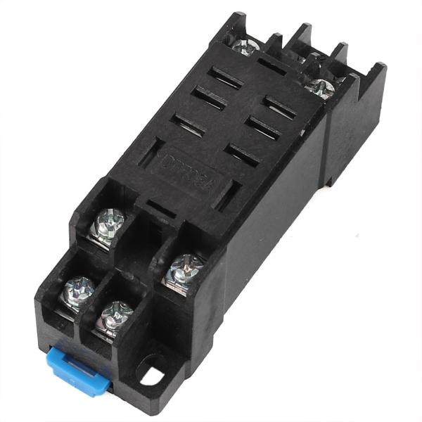 uxcell リレーソケットベース トラックマウント PTF-08A DIN 8ピン LY2NJ L...