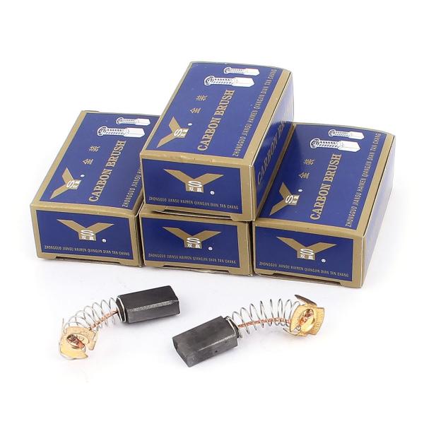 uxcell モーターカーボンブラシ カーボン 金属材質 ロータリー工具 電動ブレーキ 5ペア