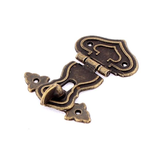 uxcell ボックスラッチ カップボードラッチ キャビネットロック バックルクラスプ 1セット