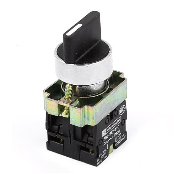 uxcell セレクタスイッチ ロータリースイッチ ZB2-BE101C AC 600V 10A 6...