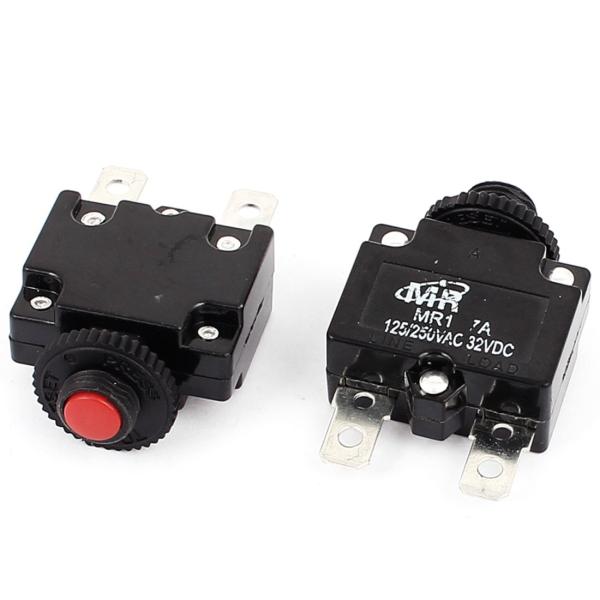 uxcell サーキットブレーカ ケース 7A 電流 回路過負荷保護 10mm スレッド