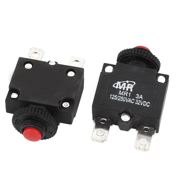 uxcell サーキットブレーカ　回路遮断器　過負荷保護　ハードリセットボタン　AC　125V/25...