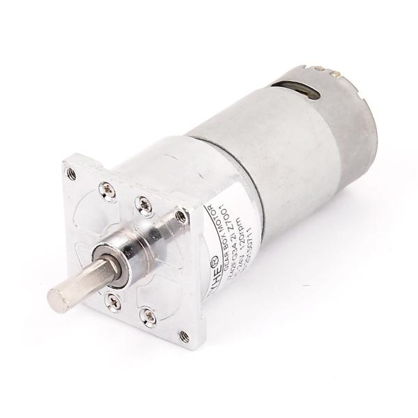 uxcell ギアボックスモーター 円筒形 低速 DC 24V 120RPM高トルク 7mmシャフト...