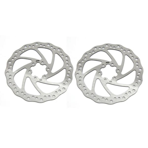 uxcell ステンレス鋼マウンテン バイク MTB 自転車ディスク ブレーキ ローター 160 m...