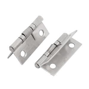 uxcell 蝶番 ドアヒンジ メタル スプリング付き クローゼット