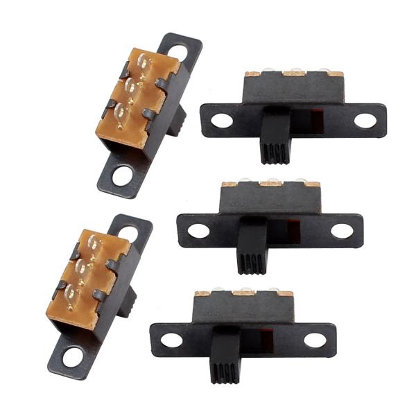 uxcell スライドスイッチ　2ポジション　オン オフ　SPDT　3ターミナル　ミニ　PCBパネル...