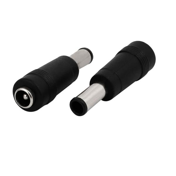 uxcell DCパワージャック 5.5 x 2.1mm メス-6.0 x 4.3mmオスアダプター...