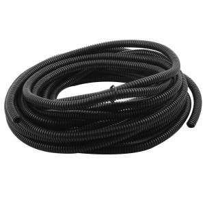 uxcell コルゲートチューブ ナイロン ブラック コルゲート