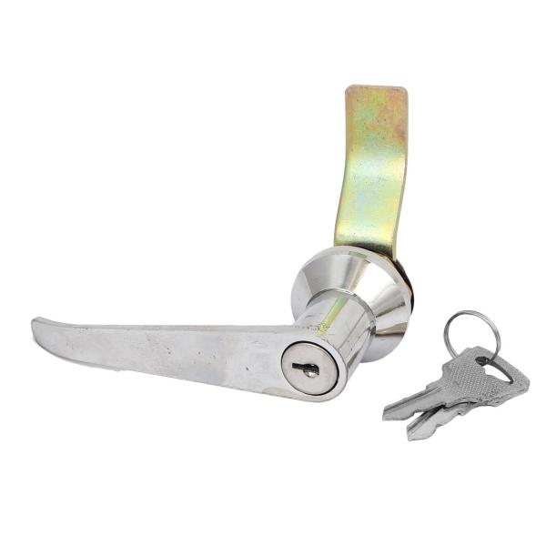 uxcell ハンドルカムロック プレート メタル製シルバートーン タンブラーロック 家具部分