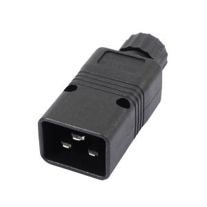 ケーブル用組立コネクタ IEC-60320-C19 (4795) : デンシ電気店 ヤフー