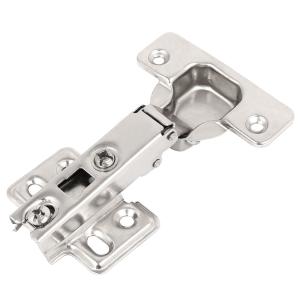 uxcell 蝶番 ヒンジ メタル シルバートーン フルオーバーレイ