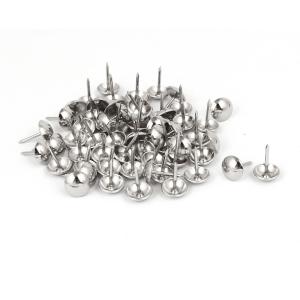 uxcell 押しピン 画鋲 ドアネイル 製図ピン シルバートーン