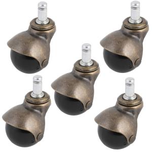 uxcell ホイール 360度 スイベルフード ボールステム キャスター