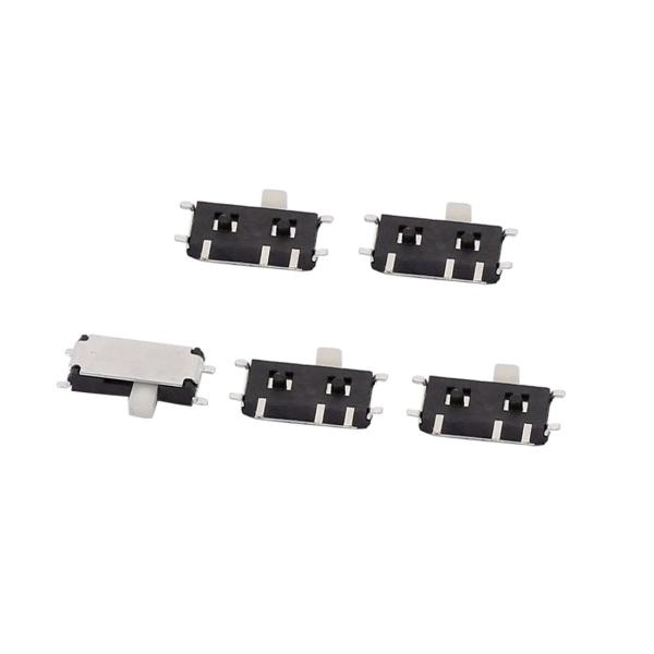 uxcell スライドスイッチ トグルスイッチ 2ポジション 7P 1P2T SMT SMD セルフ...