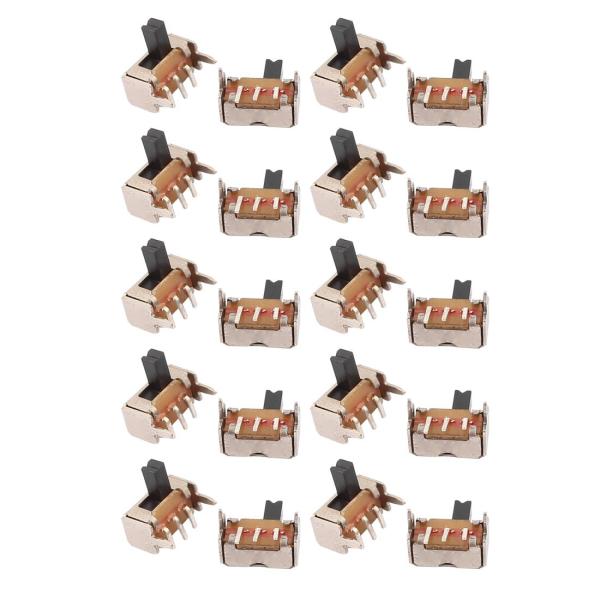 uxcell マイクロスライドスイッチ トグルスイッチ DC50V 0.5A 2 ポジション 3P ...