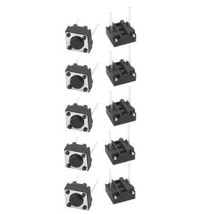 uxcell タクト スイッチ 6x6x4.5mm パネル DIPスルーホール 触覚