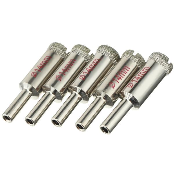 uxcell コアビット ガラス穴あけ 穴あけ ダイヤモンドドリルビット タイルグラス用 直径14m...