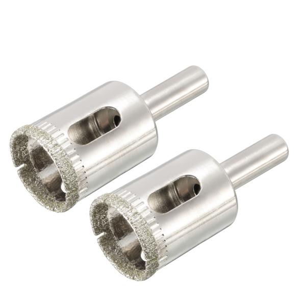 uxcell コアビット ガラス穴あけ 穴あけ ダイヤモンドドリルビット 直径23 mm マーブルド...