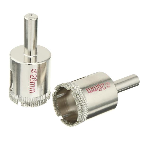 uxcell コアビット ガラス穴あけ 穴あけ ダイヤモンドドリルビット カッターツール 26mm穴...