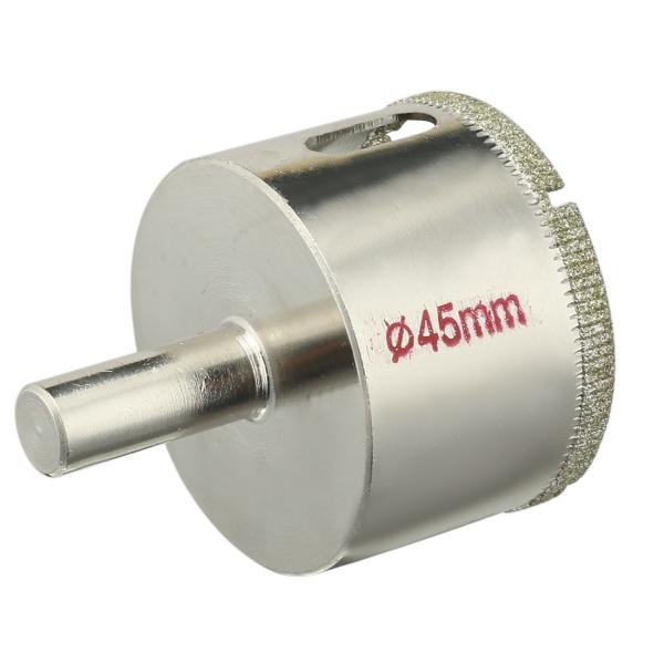 uxcell コアビット ガラス穴あけ 穴あけ ダイヤモンドドリルビット タイルグラス用 直径45m...